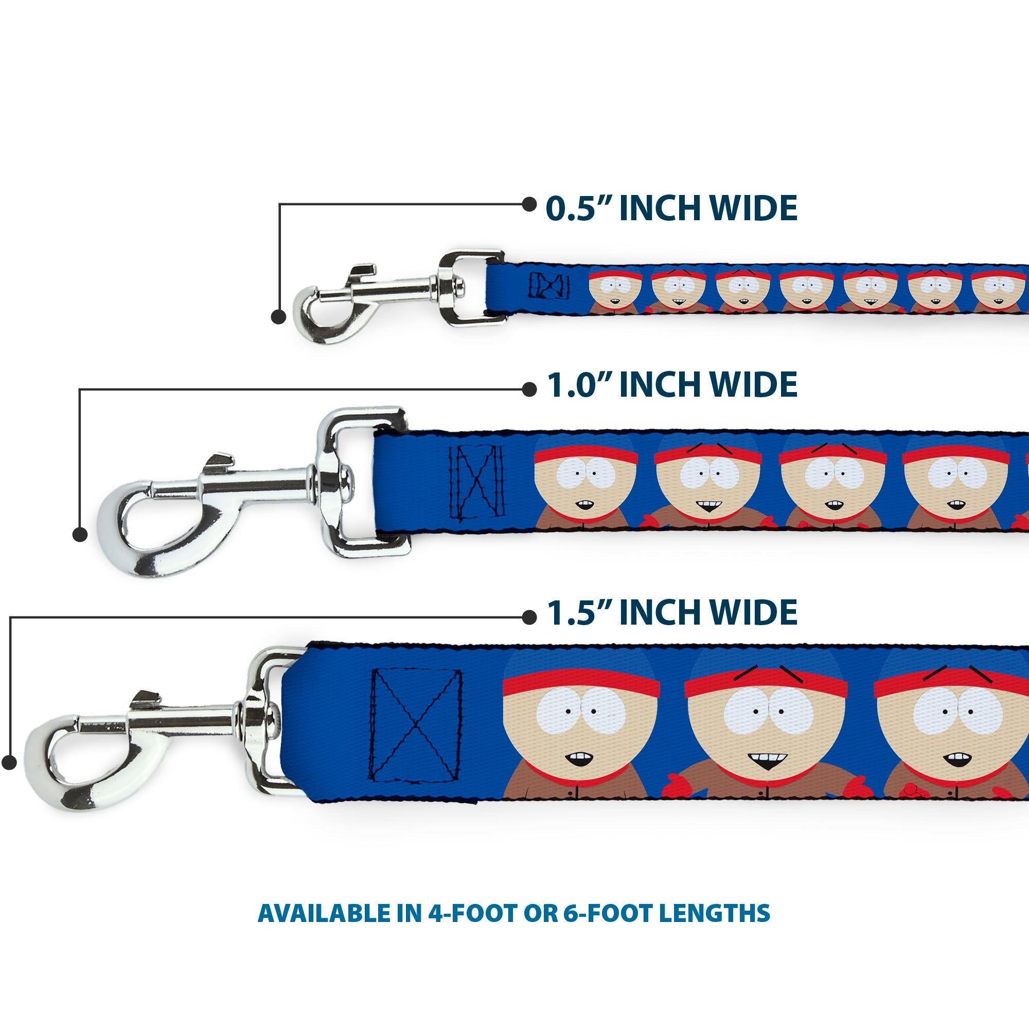 Dog Leash - South Park Stan Expressions Blue