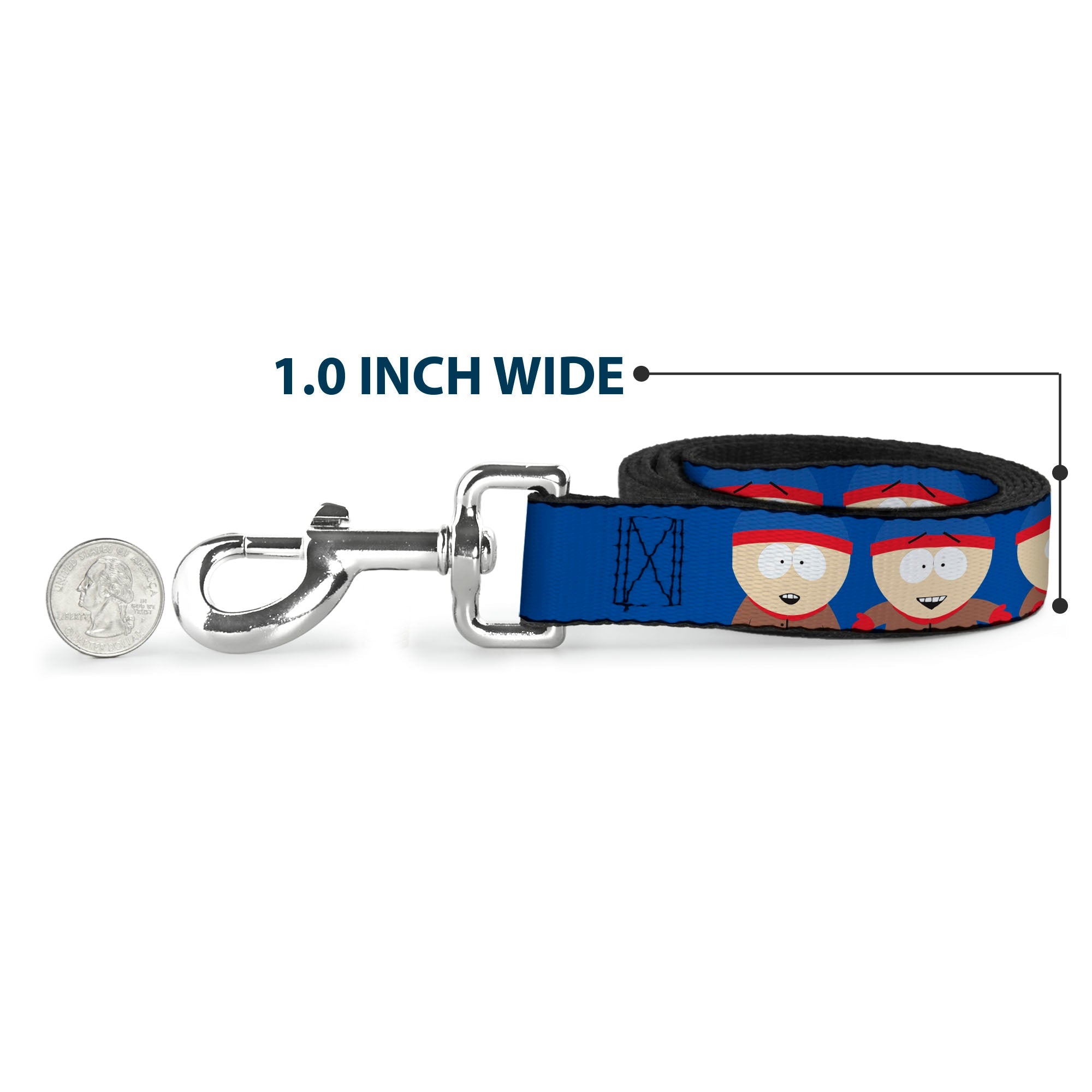Dog Leash - South Park Stan Expressions Blue