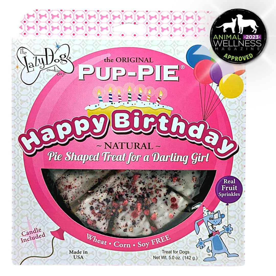 Lazy Dog Happy Birthday Pup-Pie Girl