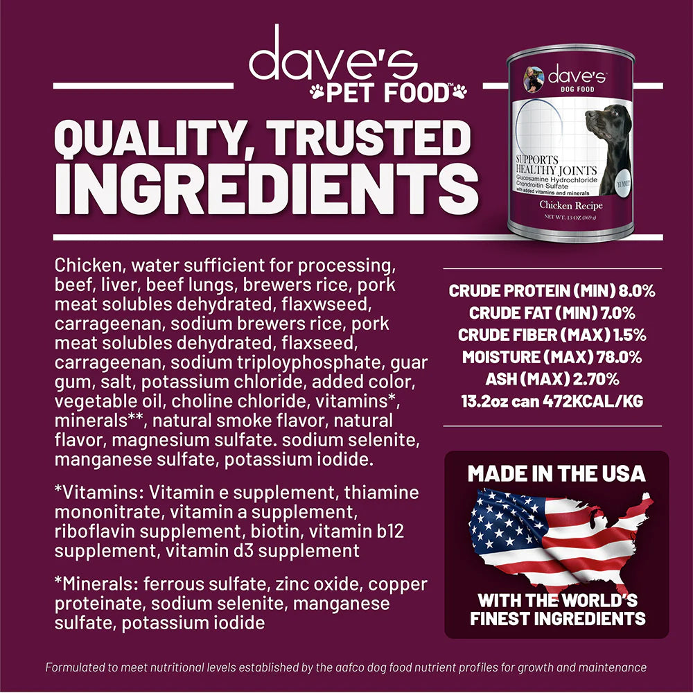 Dave's Healthy Joint Formula For Dogs (13.2oz)