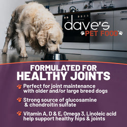 Fórmula para articulaciones saludables de Dave para perros, 13,2 oz