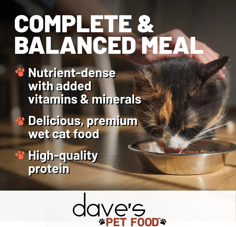 Comida húmeda para gatos Dave's Naturally Healthy Turkey Dinner Paté de 12,5 oz