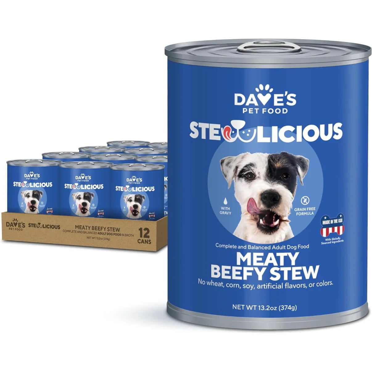 Estofado carnoso y carnoso Stewlicious de 13,2 oz para perros