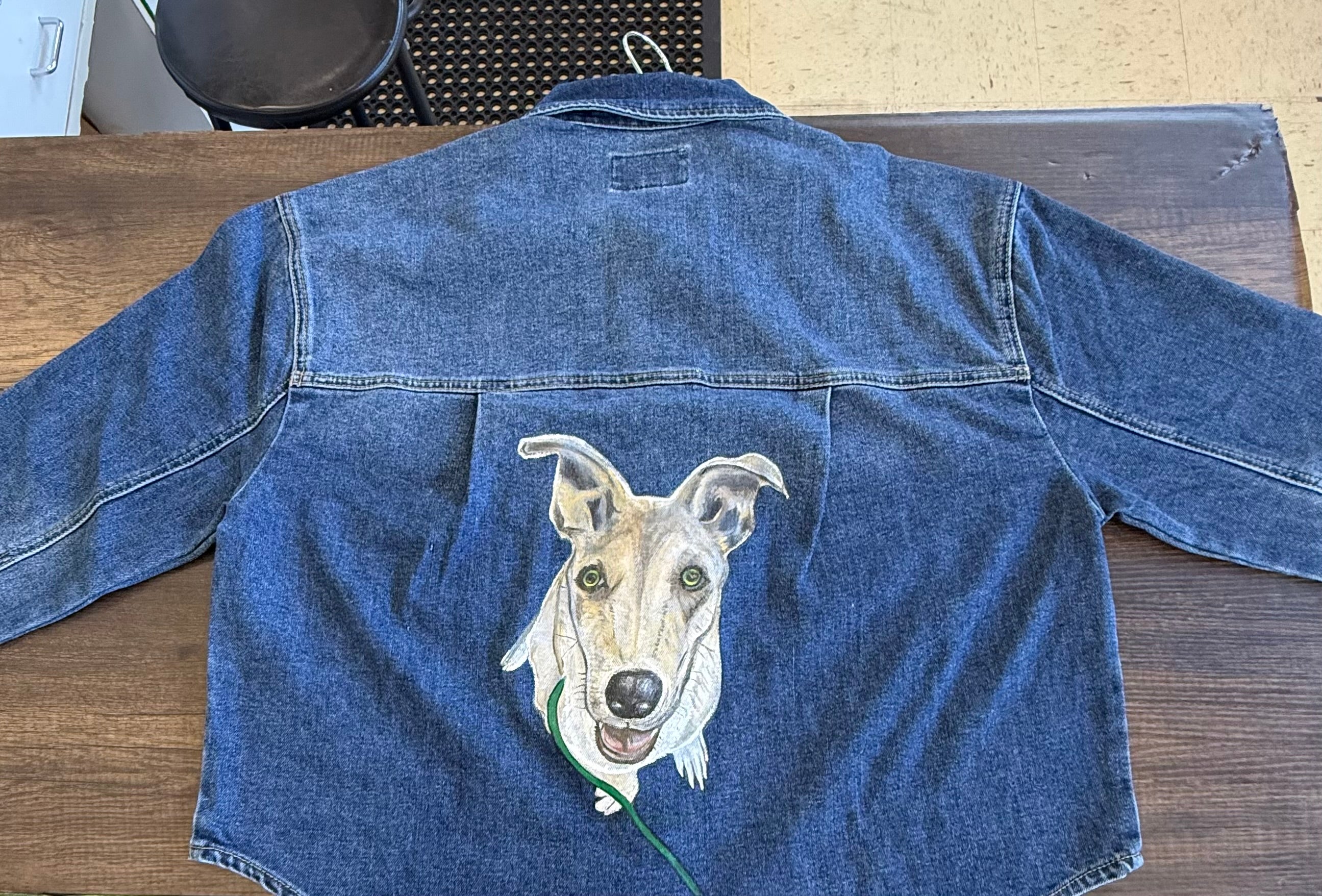 Pawcasso Custom Painted Denim & Leather Jackets