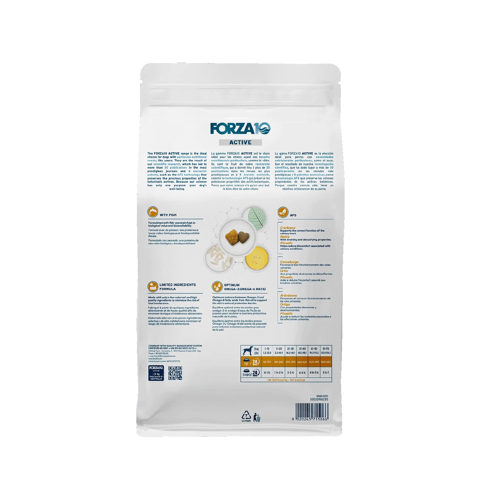 Forza10 Urinary Dog Food (3.3lb)