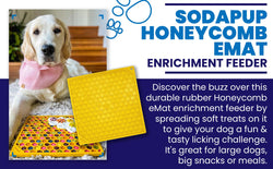 Honeycomb Design Emat Enrichment Lick Mat