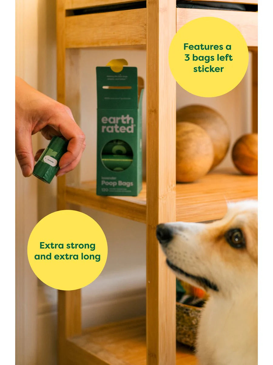 Earth Rated Unscented Poop Bags on Refill Rolls