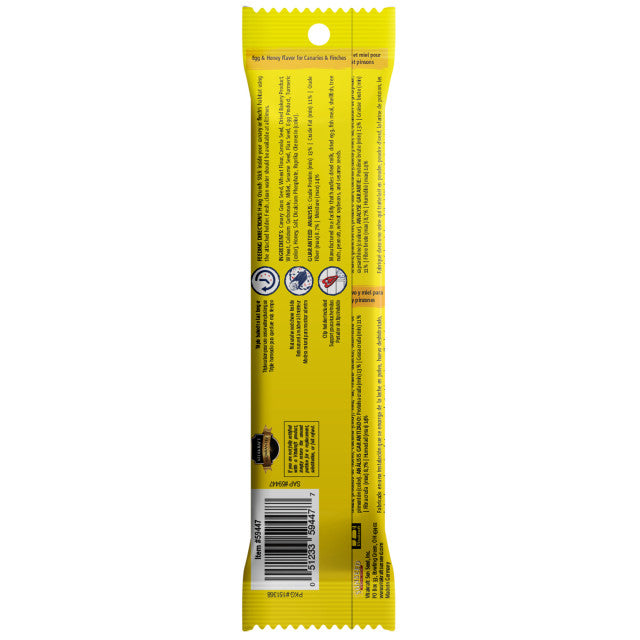 1.4oz Vitakraft Crunch Sticks Egg and Honey for Canaries and Finches