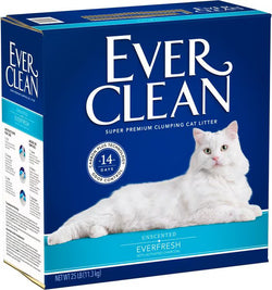 Arena para gatos de arcilla aglomerante sin perfume Ever Clean Everfresh de 25 lb