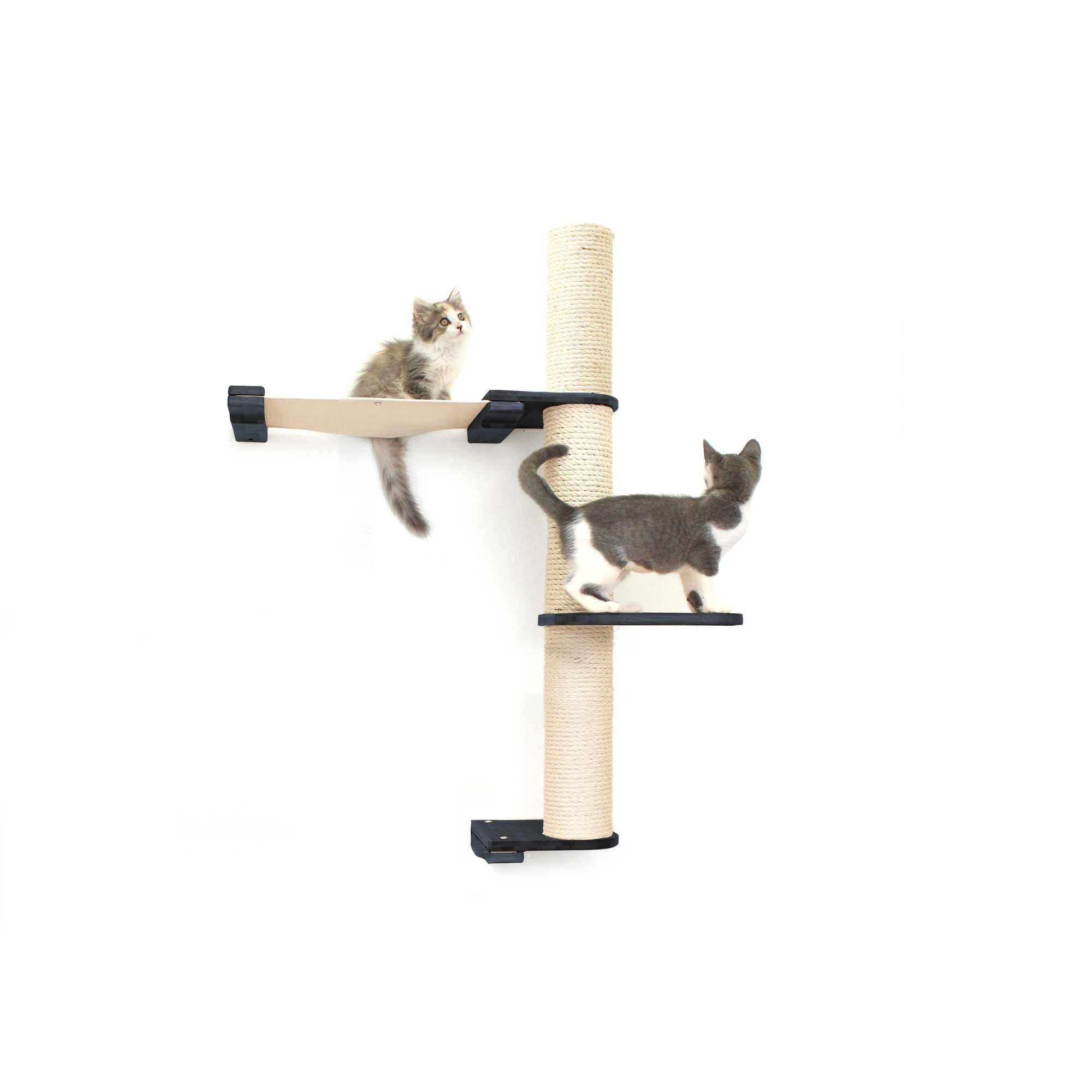 The Crow's Nest - A Wall Cat Scratcher with Hammock