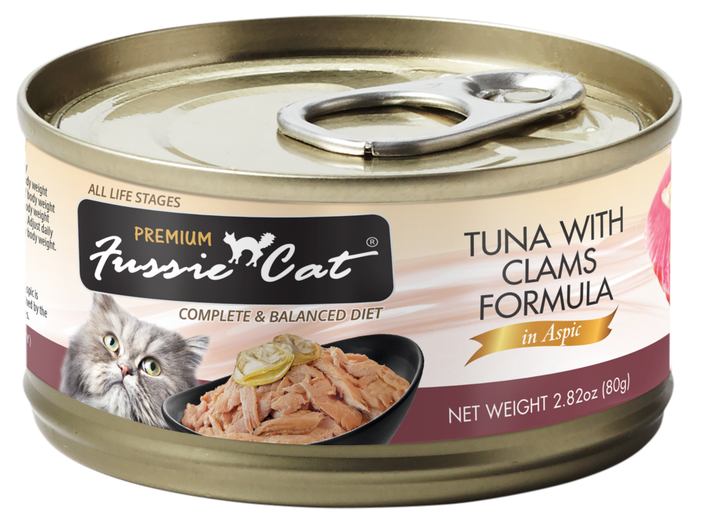FUSSIE CAT 优质金枪鱼蛤蜊肉冻 2.82 盎司罐装