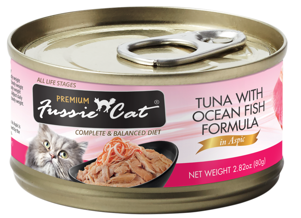 FUSSIE CAT 优质金枪鱼海鱼肉冻 2.82 盎司罐装