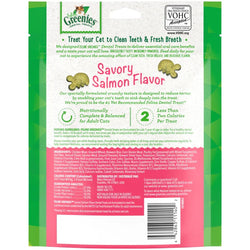 Greenies FELINE GREENIES Savory Salmon Flavored Dental Treats, Mega Size (4.6oz)