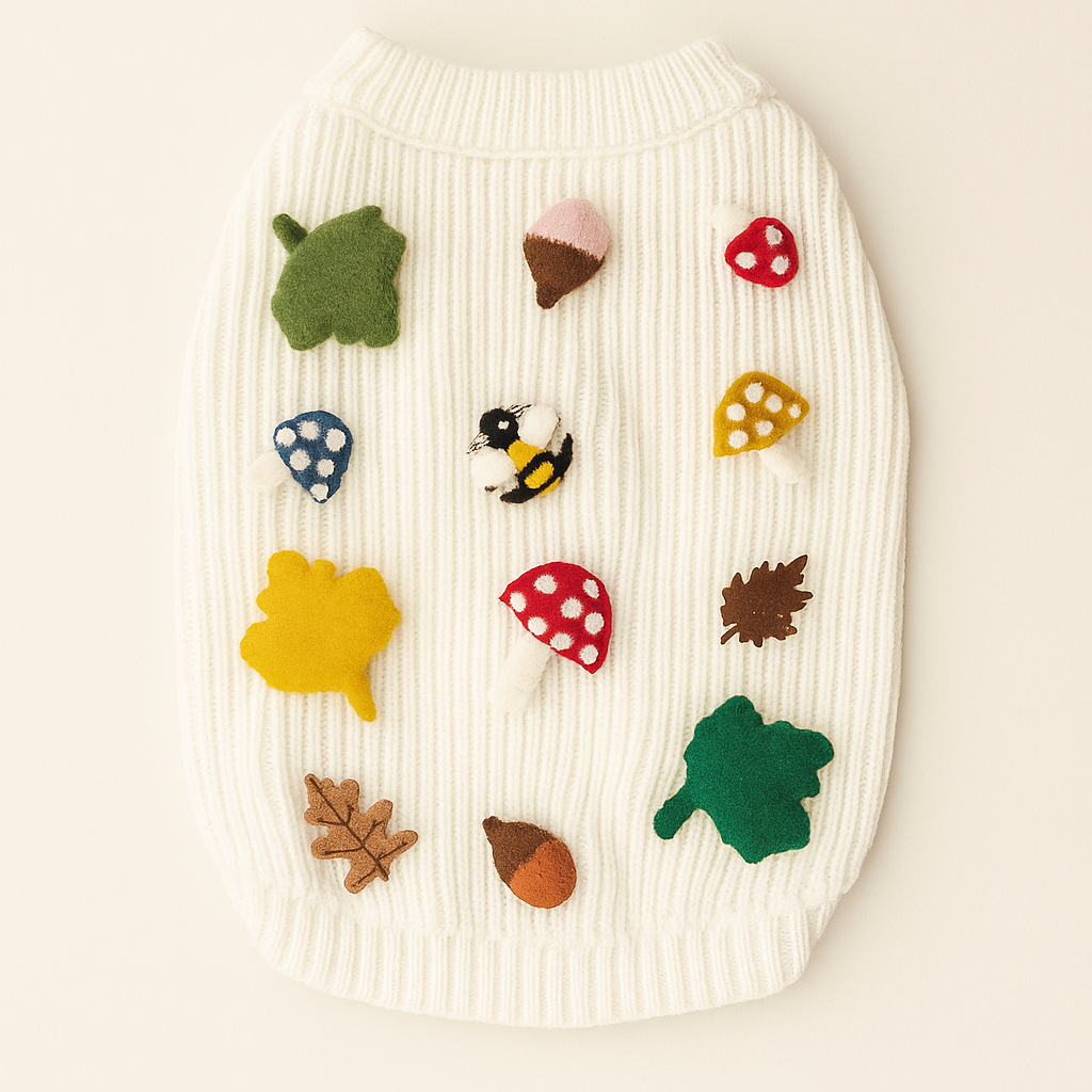 Found My Animal Fall Leaves 3D Icon Sweater