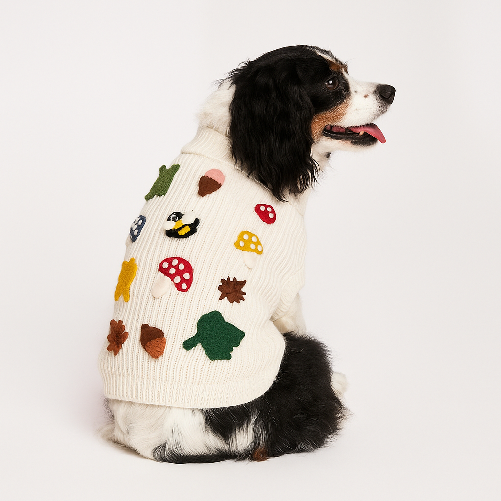 Found My Animal Fall Leaves 3D Icon Sweater