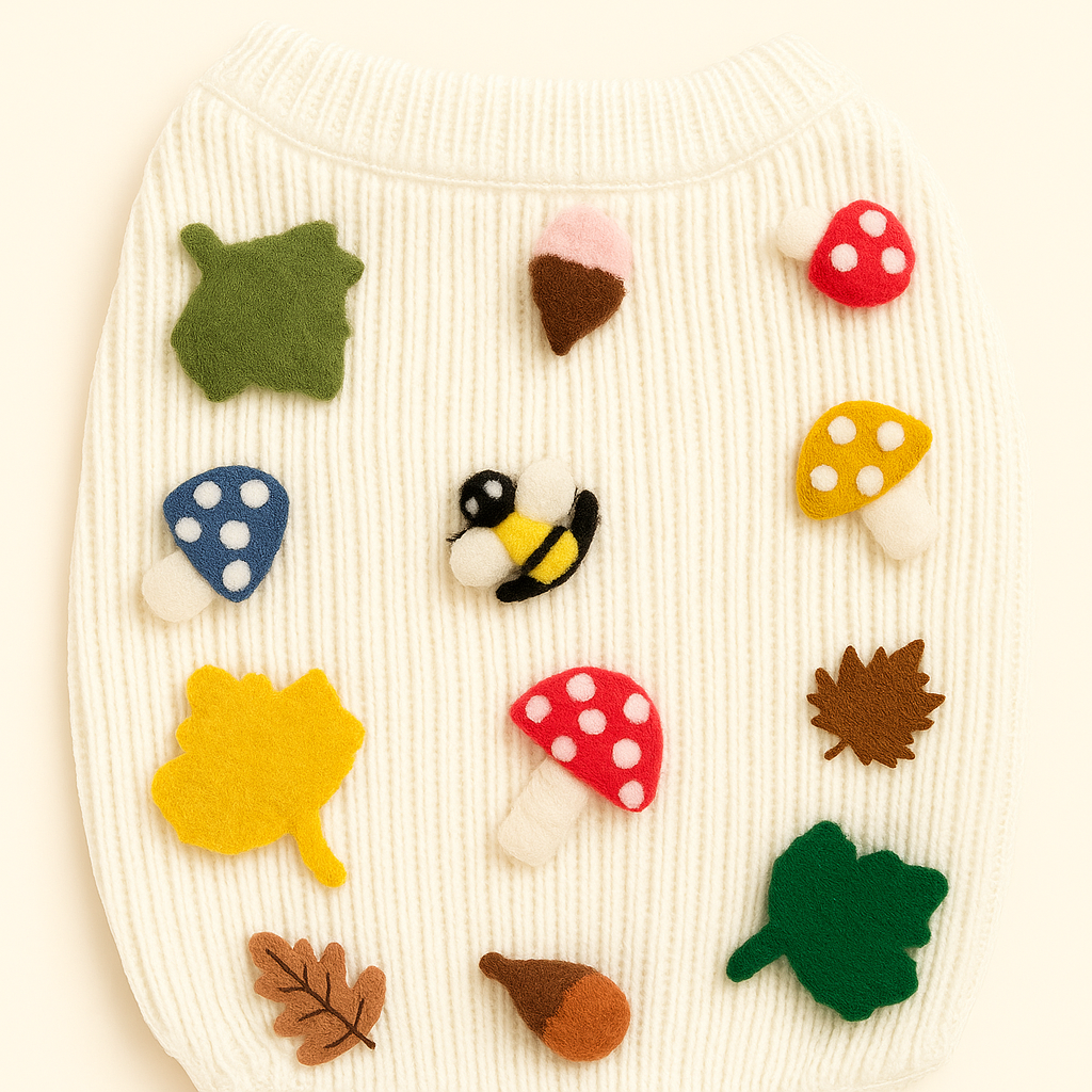 Found My Animal Fall Leaves 3D Icon Sweater