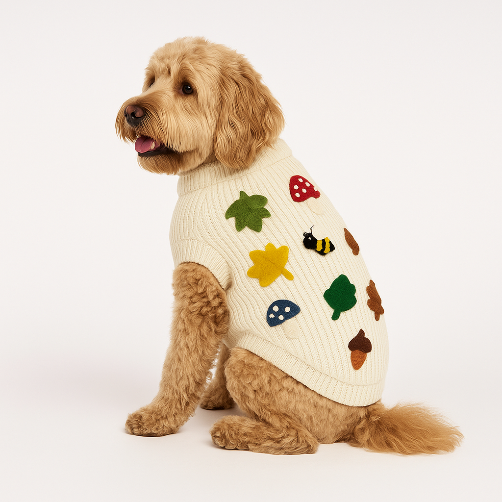 Found My Animal Fall Leaves 3D Icon Sweater
