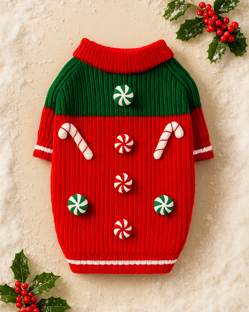 Found My Animal Peppermint Candy 3D Icon Sweater