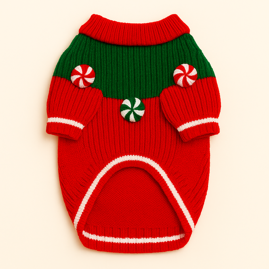 Found My Animal Peppermint Candy 3D Icon Sweater