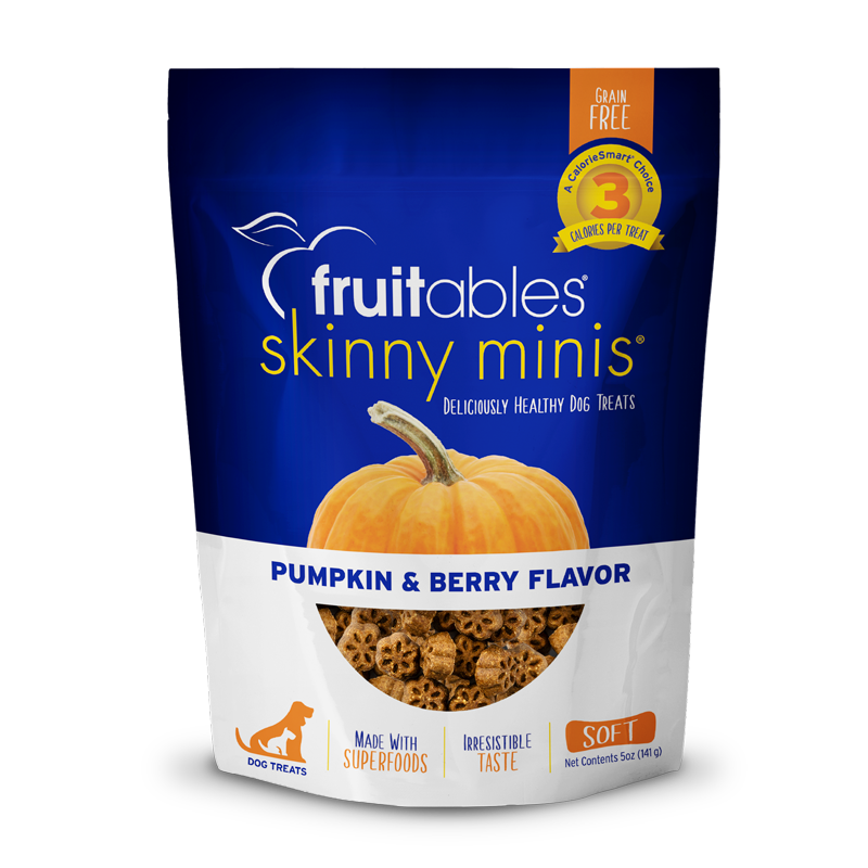 Fruitables Skinny Minis Pumpkin & Berry Dog Treats (5oz)