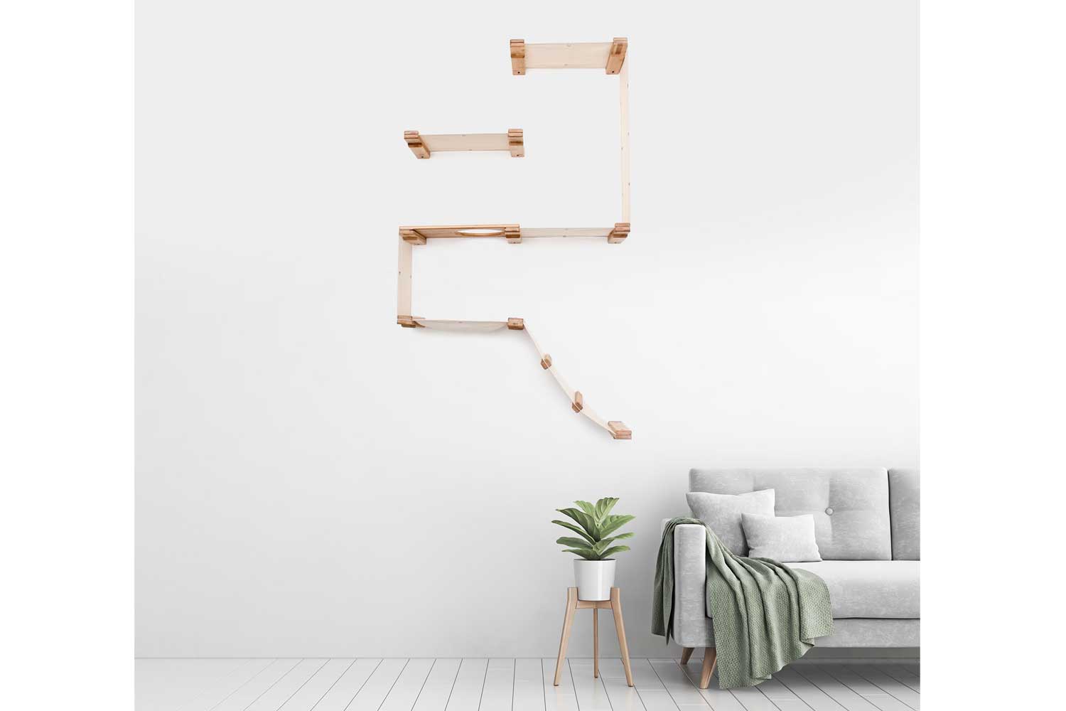 The Deluxe Cat Fort - Modern Cat Condo