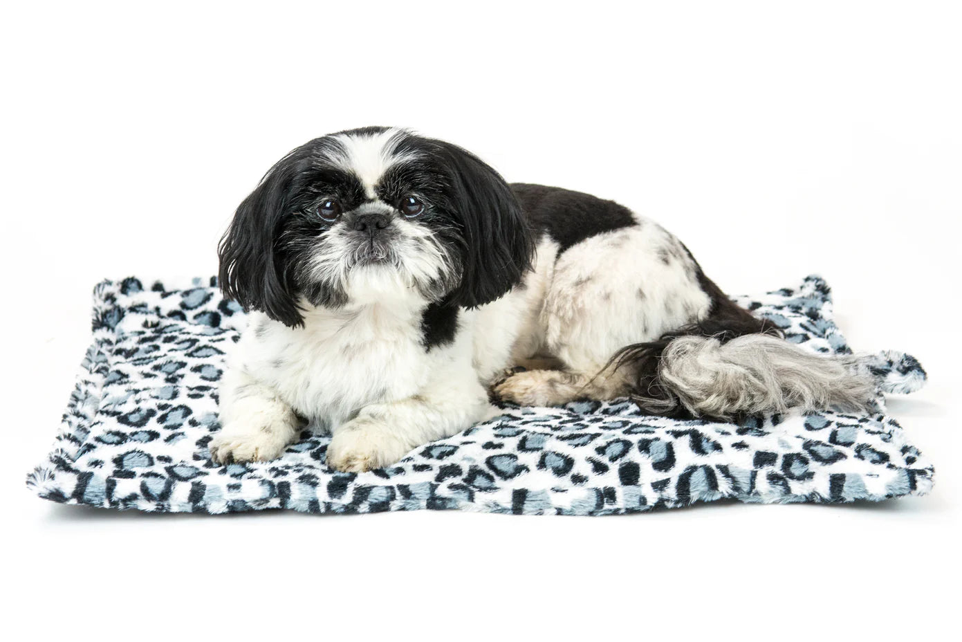 FurHaven ThermaNAP™ Faux Fur Self-Warming Snow Leopard Pet Bed Mat, Small