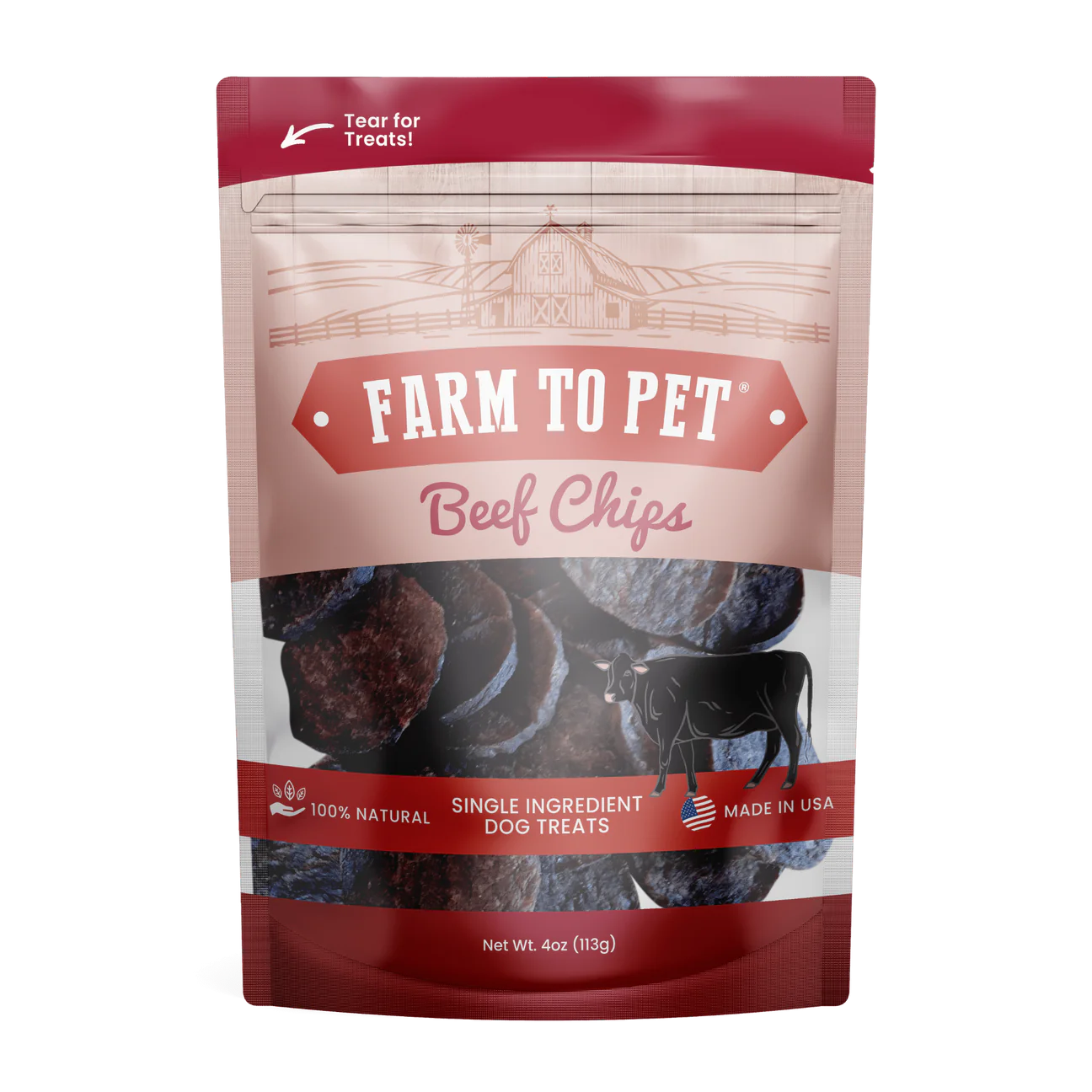 Farm To Pet Beef Chips