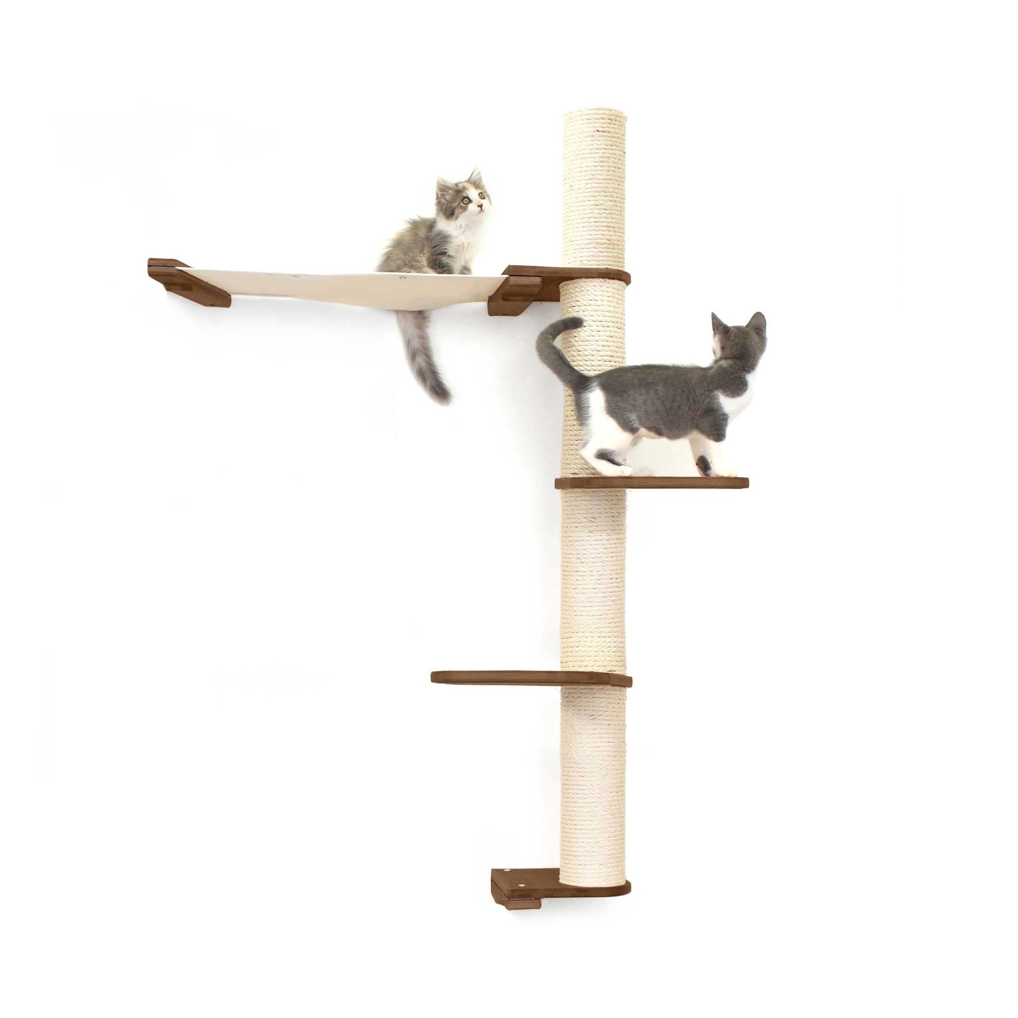 The Crow's Nest - A Wall Cat Scratcher with Hammock