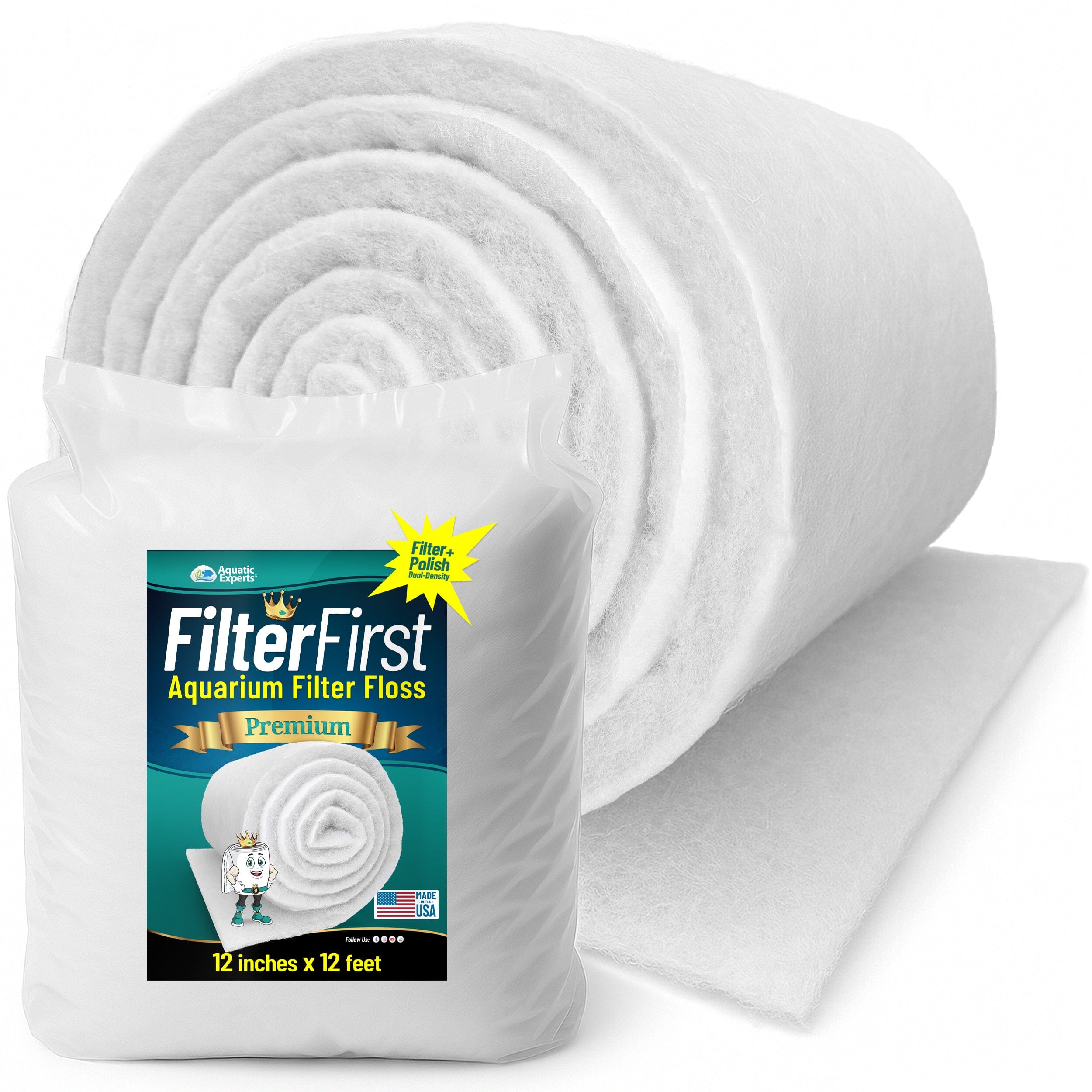 FilterFirst Aquarium Filter Floss Pad for Clear Water | Aquatic Experts