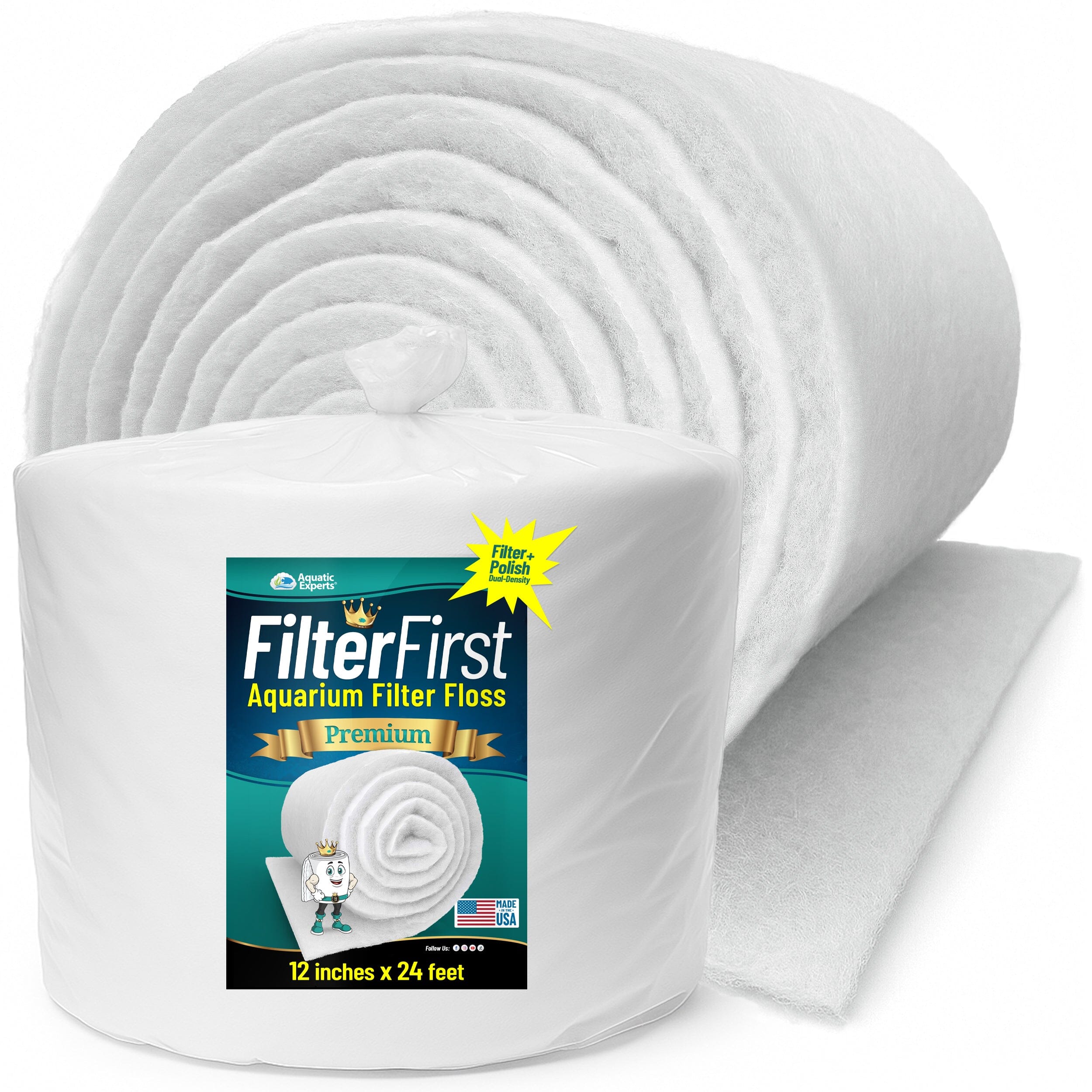 FilterFirst Aquarium Filter Floss Pad for Clear Water | Aquatic Experts