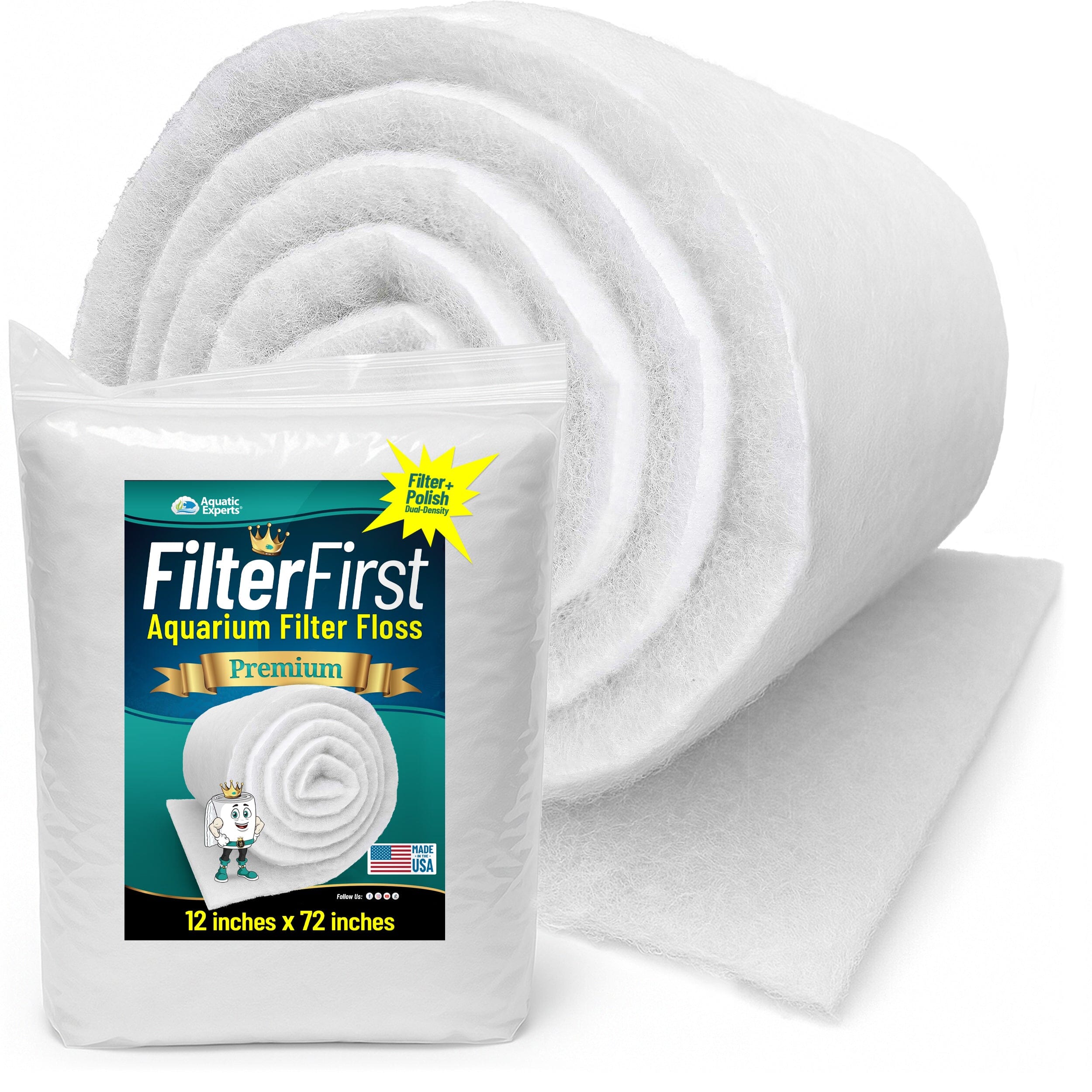 FilterFirst Aquarium Filter Floss Pad for Clear Water | Aquatic Experts