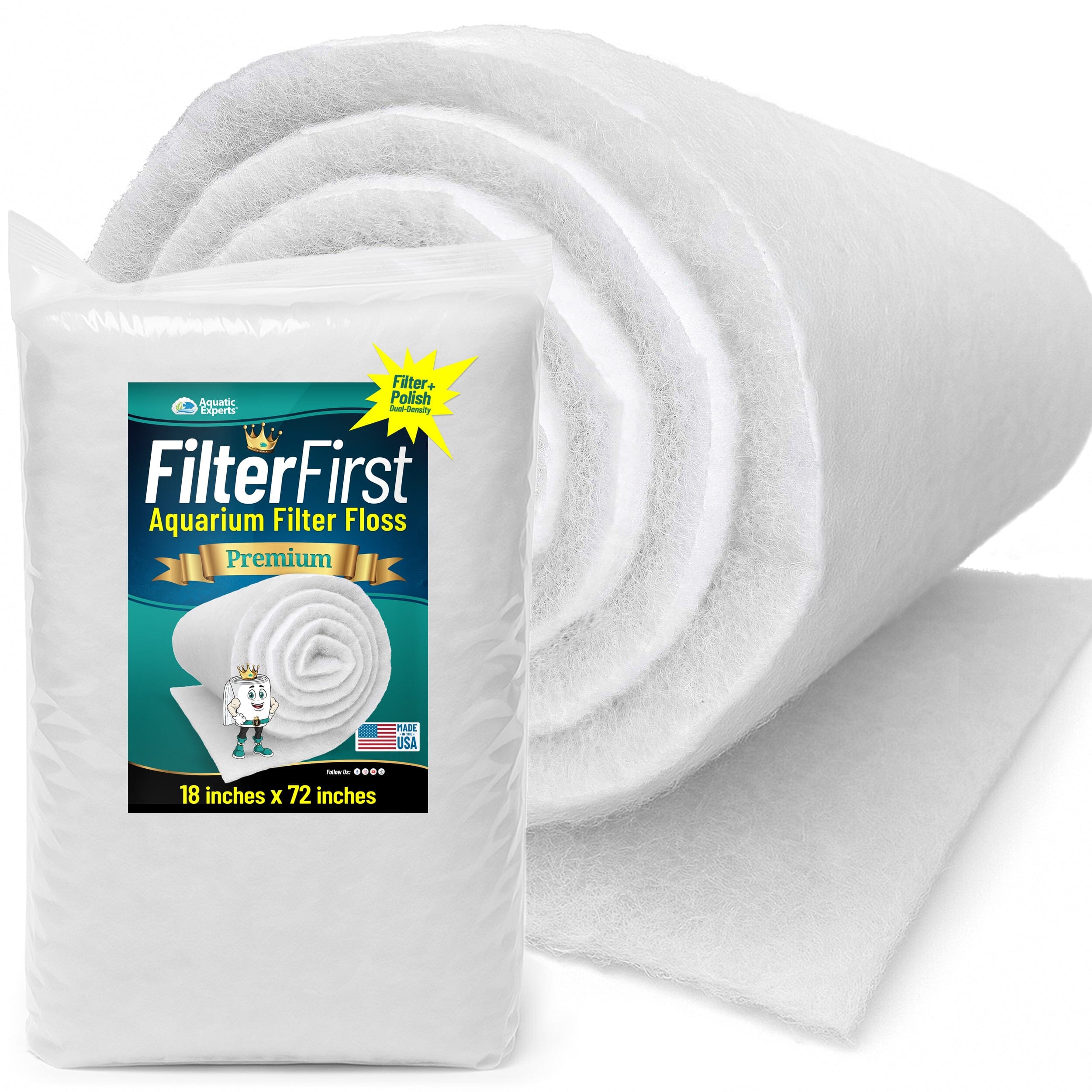 FilterFirst Aquarium Filter Floss Pad for Clear Water | Aquatic Experts