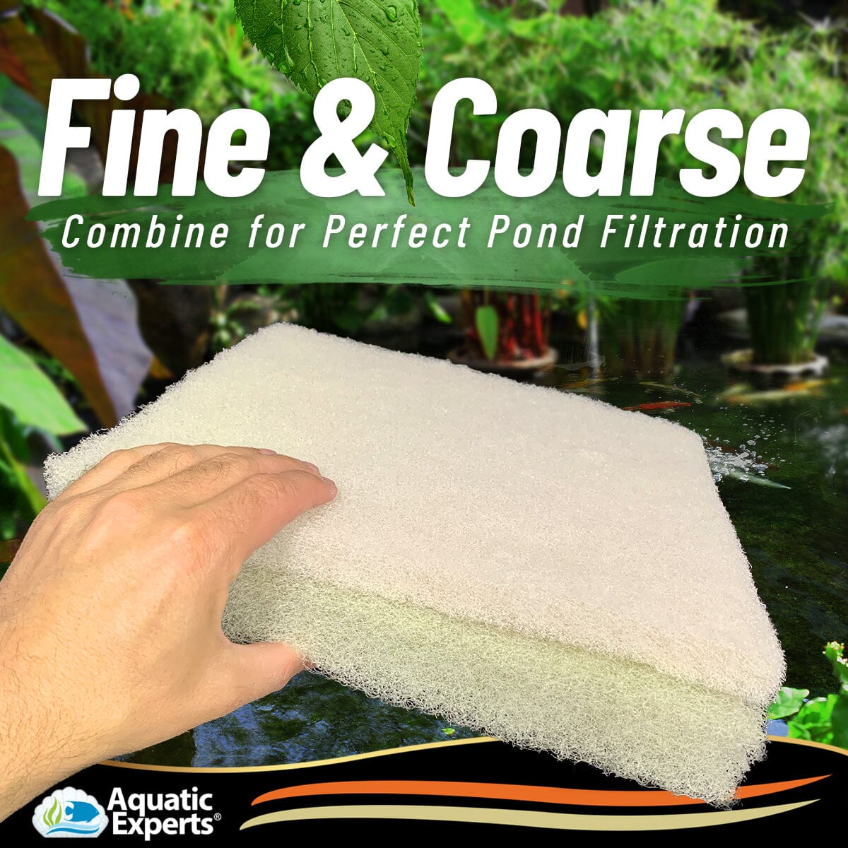 Crystal Clear Pond Bundle – Cream & White Pads | Aquatic Experts
