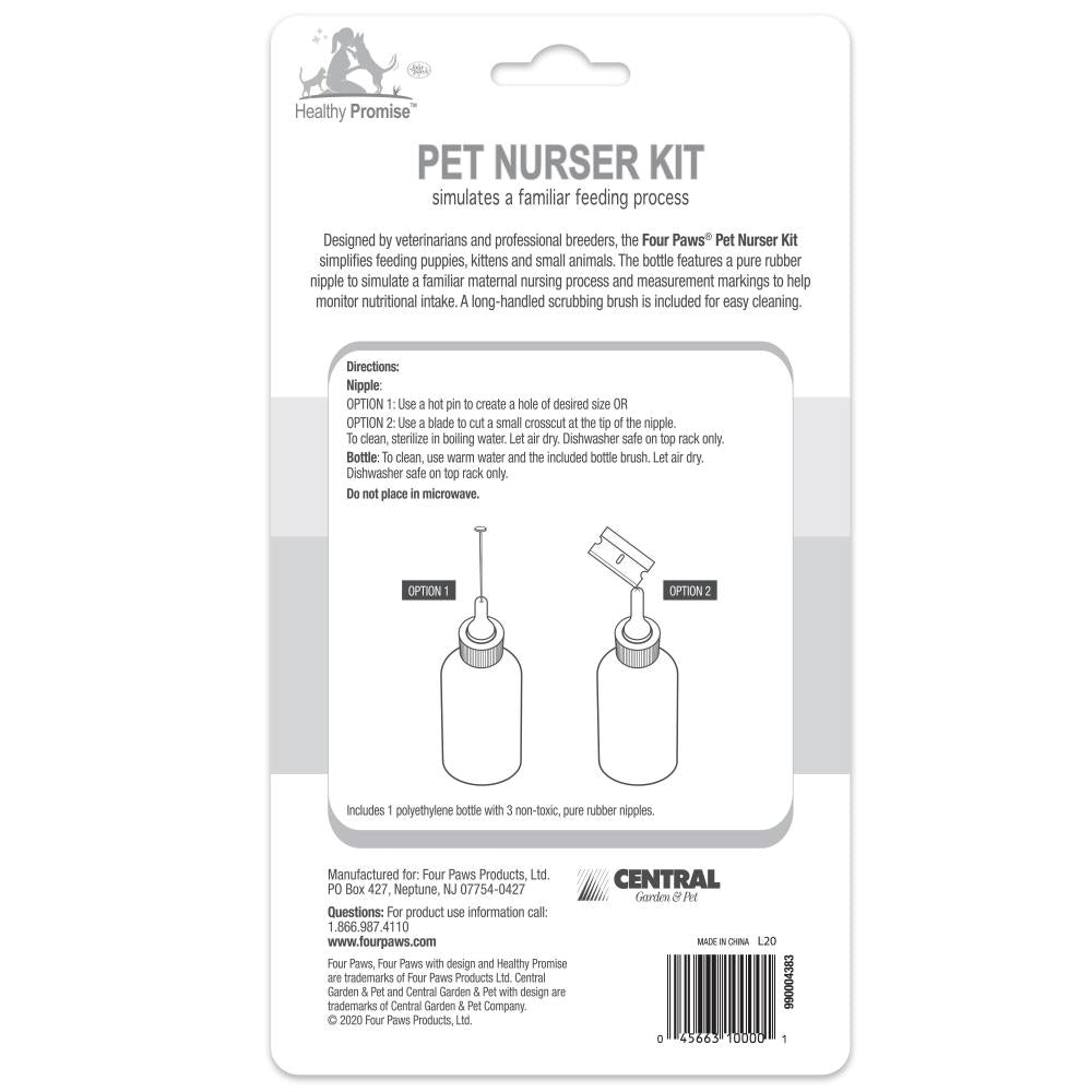 2oz 2pack Four Paws Healthy Promise™ Pet Nurser Kit