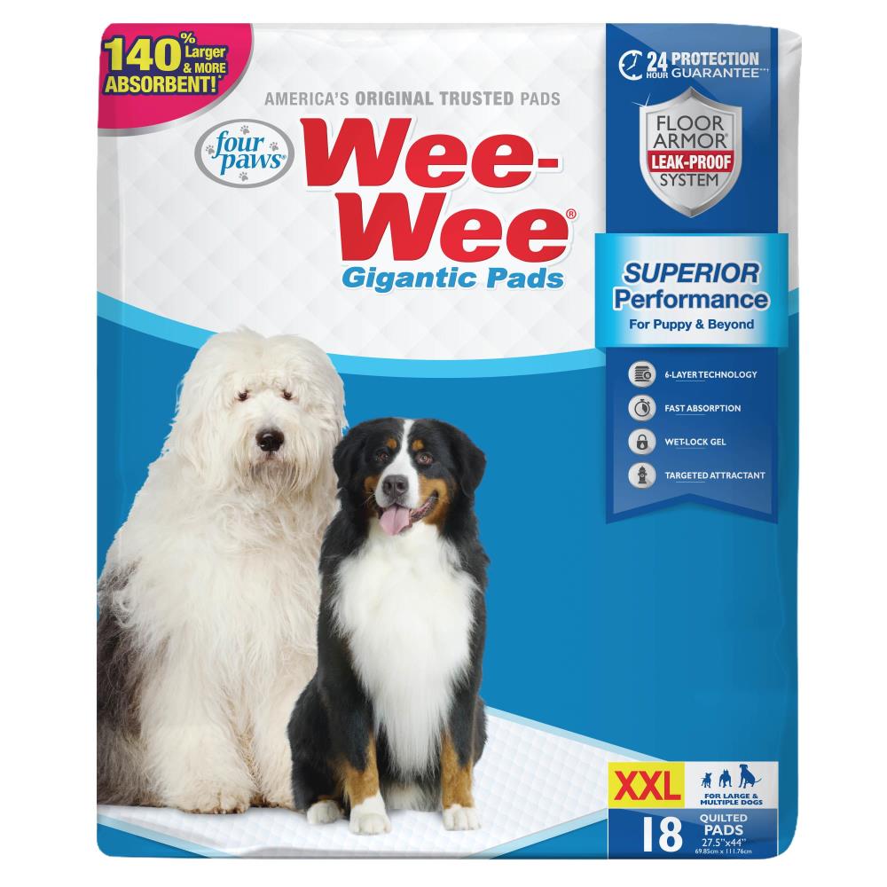 Almohadillas gigantes para perros Four Paws Wee-Wee® de rendimiento superior