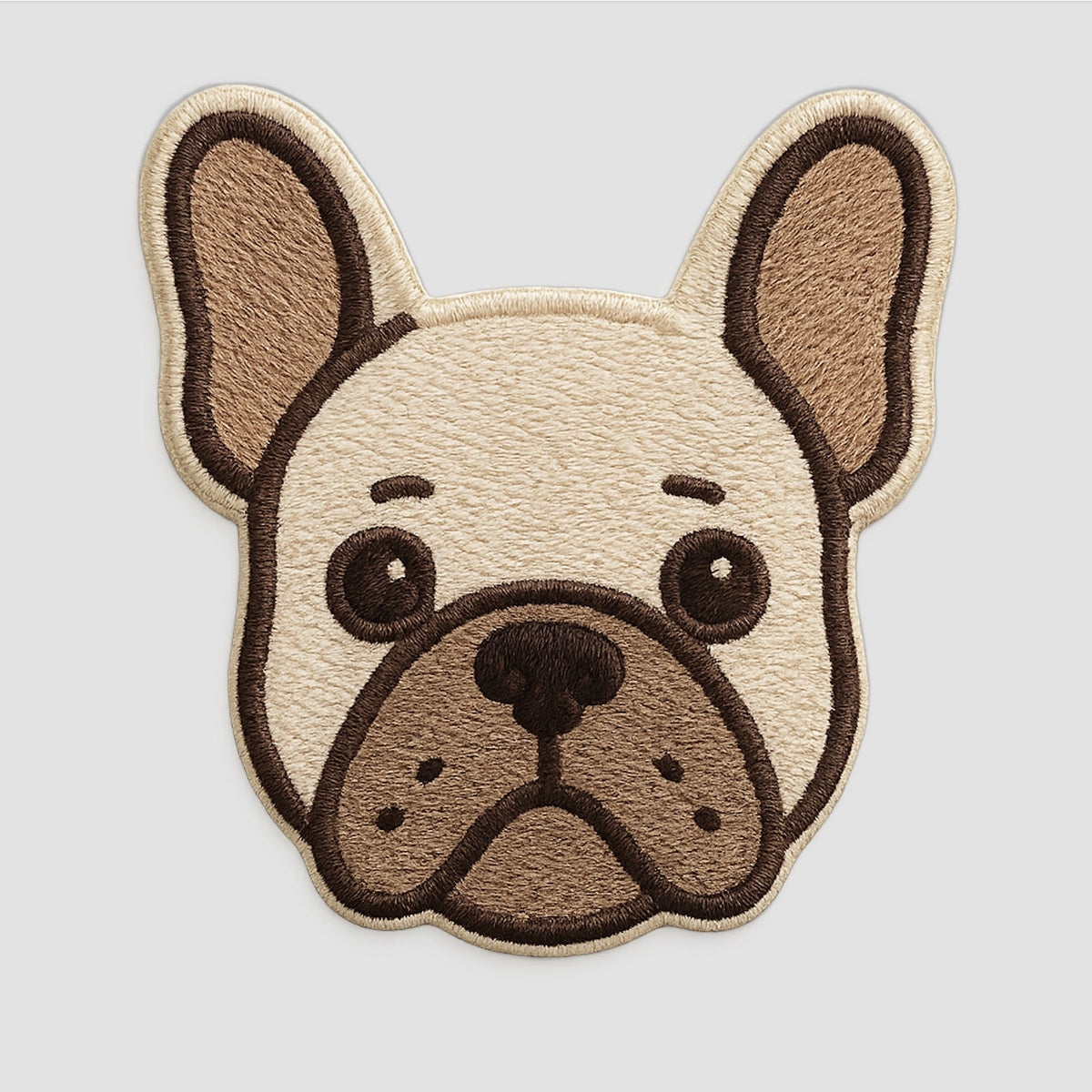Nooee Pet Dog & Cat Face Patch – Embroidered Self-Adhesive Patch