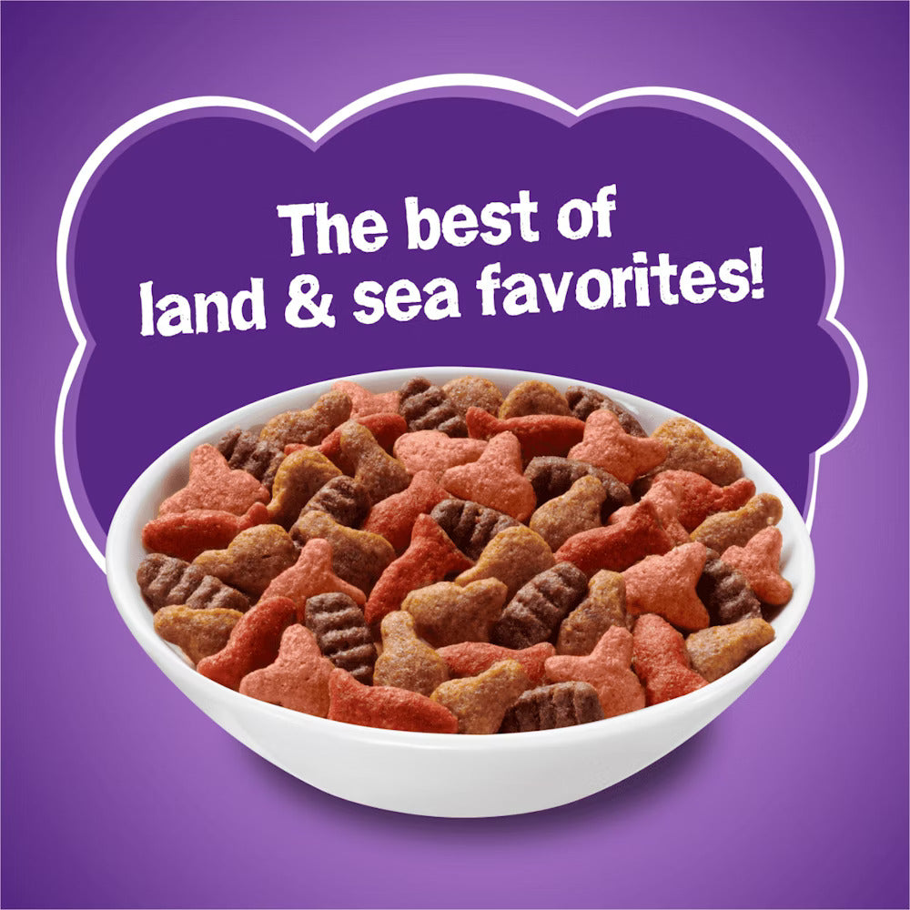 Friskies Surfin' & Turfin' Favorites With Flavors of Chicken, Ocean Whitefish, Salmon & Filet Mignon Dry Cat Food