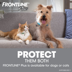 23-44 磅 3PK Frontline Plus 狗用跳蚤和蜱虫治疗剂，适用于中型犬