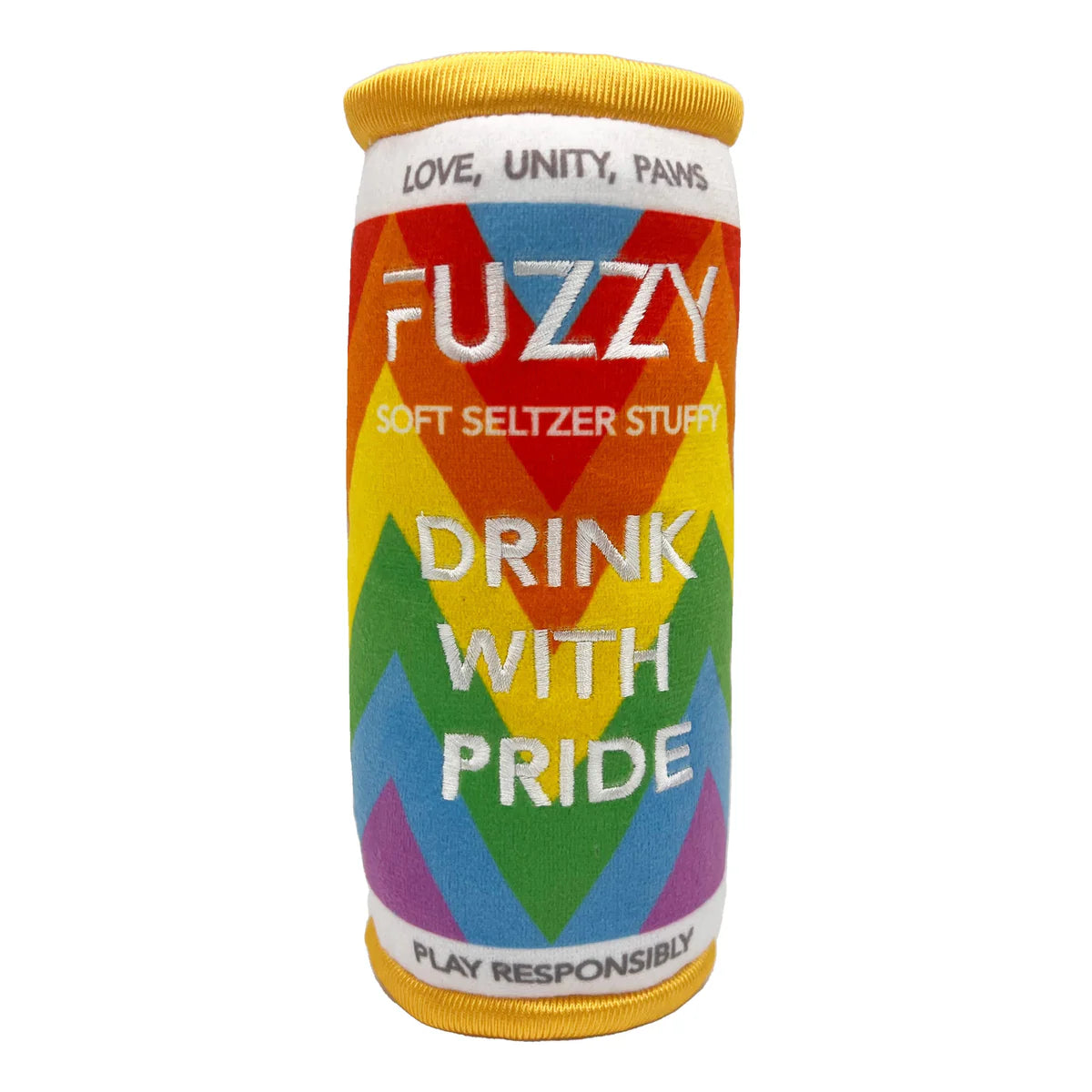 Huxley & Kent Fuzzy Soft Seltzer Dog Toy