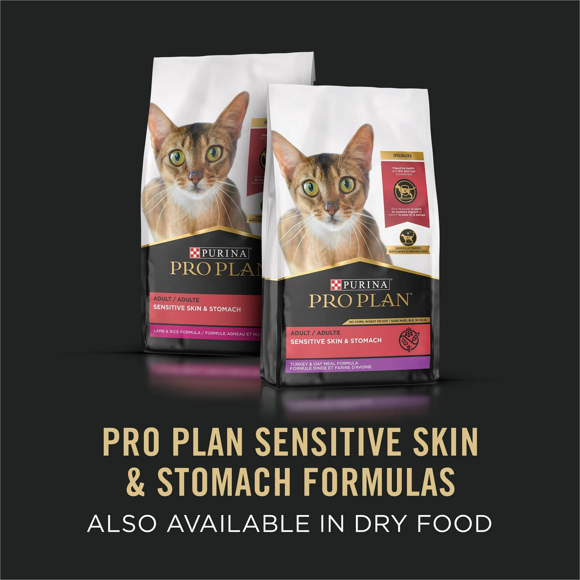 Pro Plan Sensitive Skin & Stomach Arctic Char Entree Grain Free Classic Wet Cat Food (3oz)