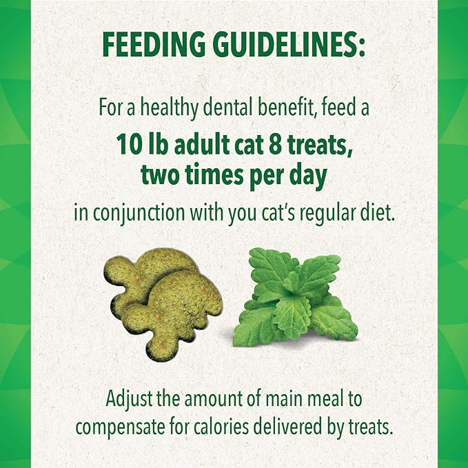 Greenies FELINE GREENIES Catnip Flavored Dental Treats (2.1oz)