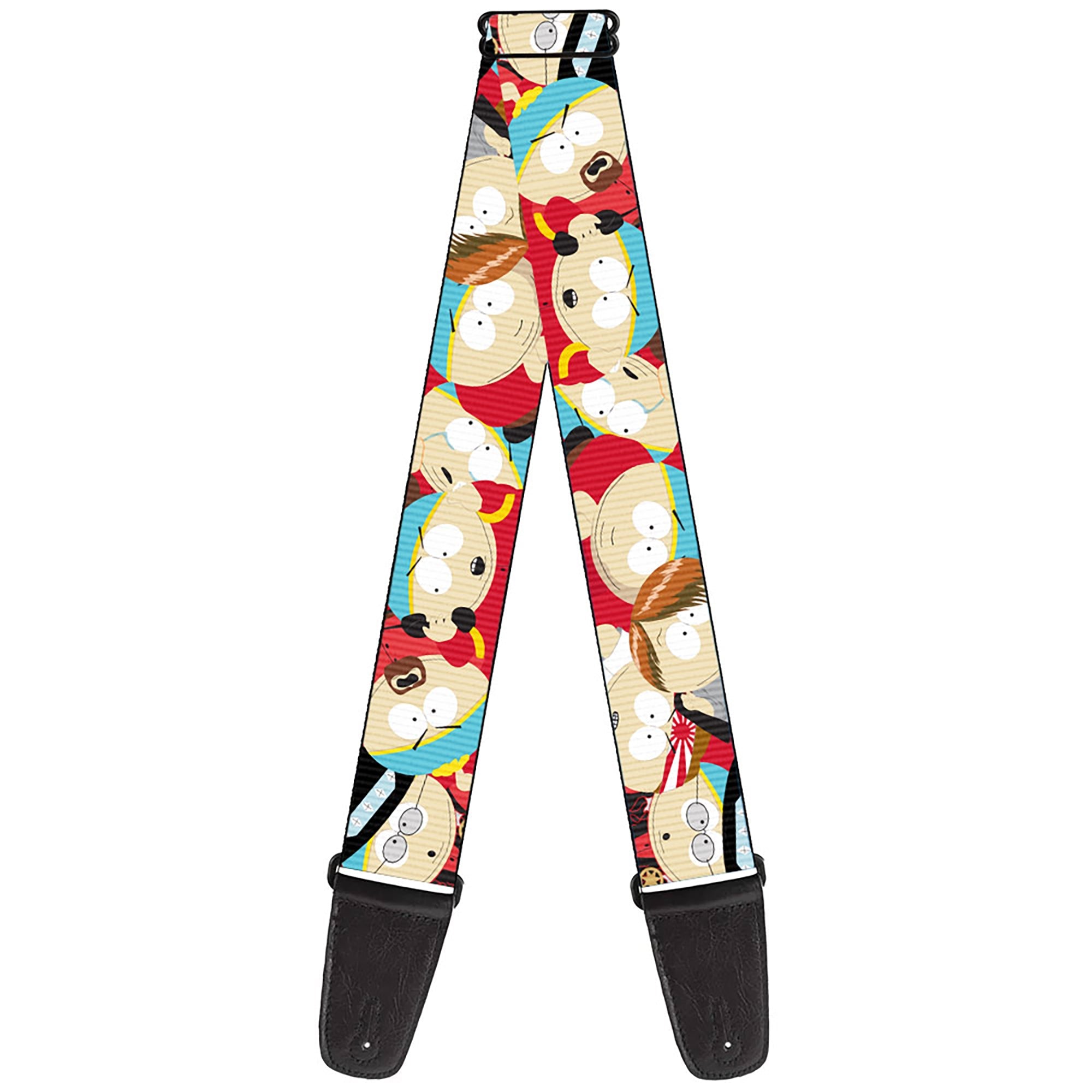 Guitar Strap - South Park Cartman Expressions Stacked