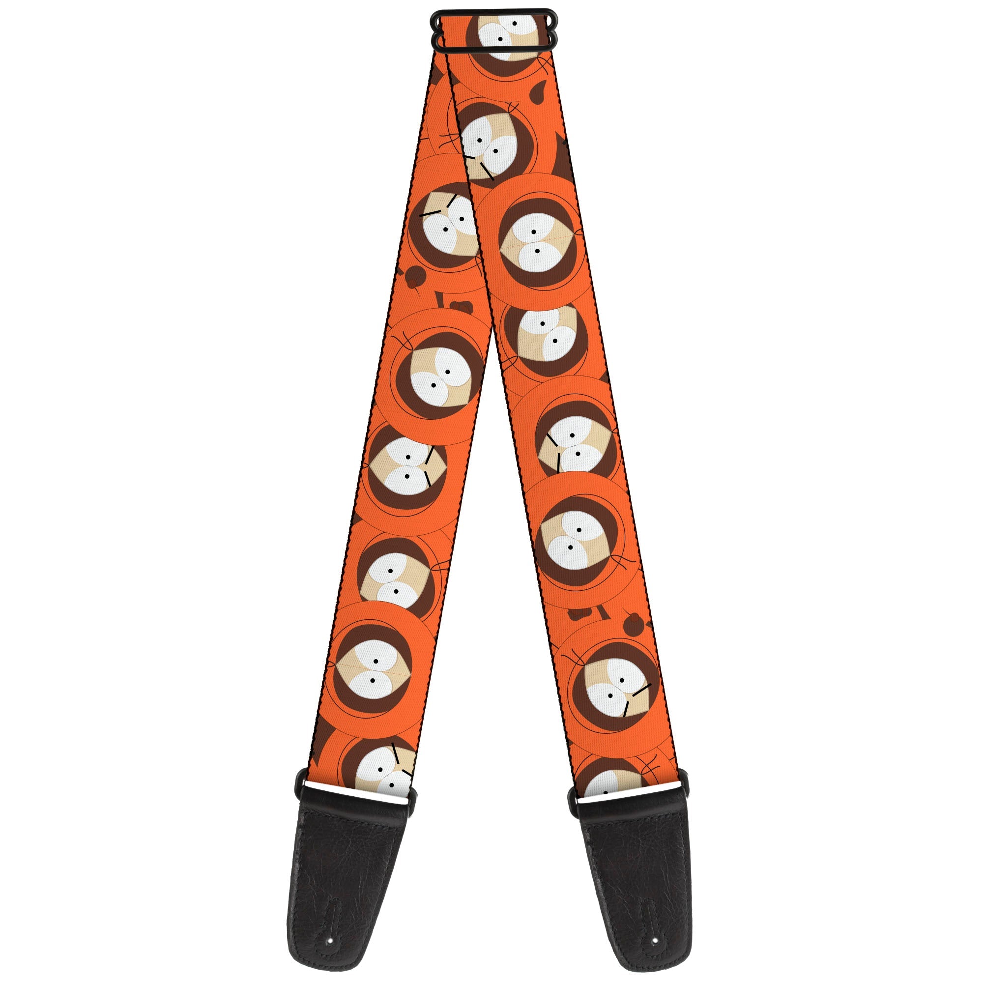 Guitar Strap - South Park Kenny Expressions Stacked Orange