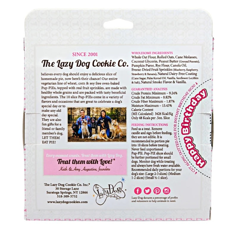 Lazy Dog Happy Birthday Pup-Pie Girl