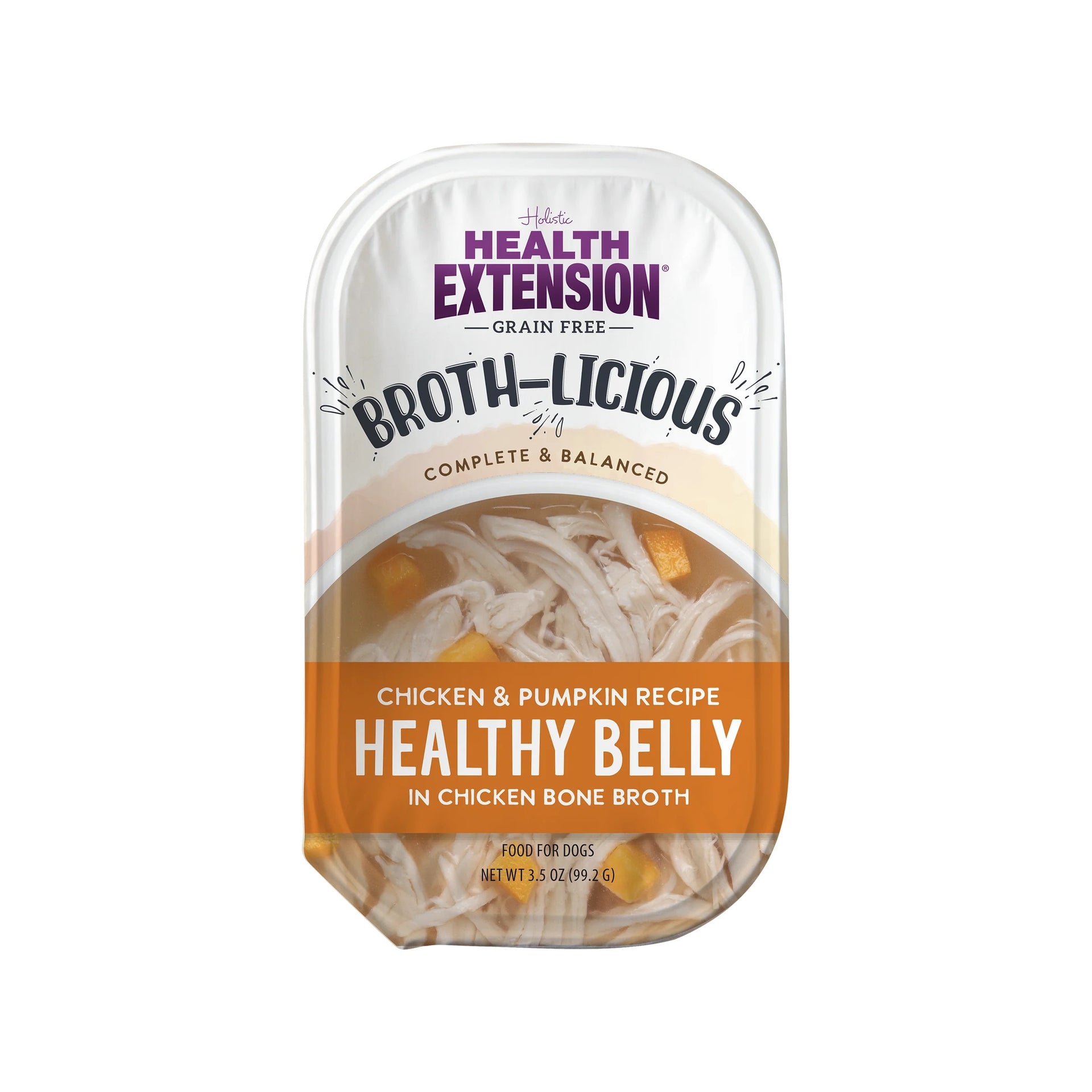 Health Extension Broth-Licious Healthy Belly Chicken Pumpkin Bone Br