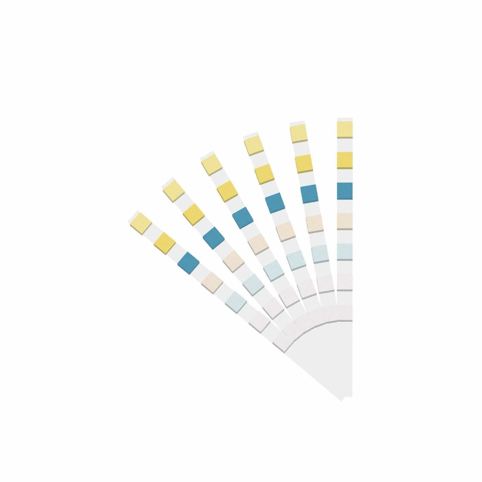 100PCS Water Test Strips Pond Water Test Kit 7 in 1 Water Hardness Tester