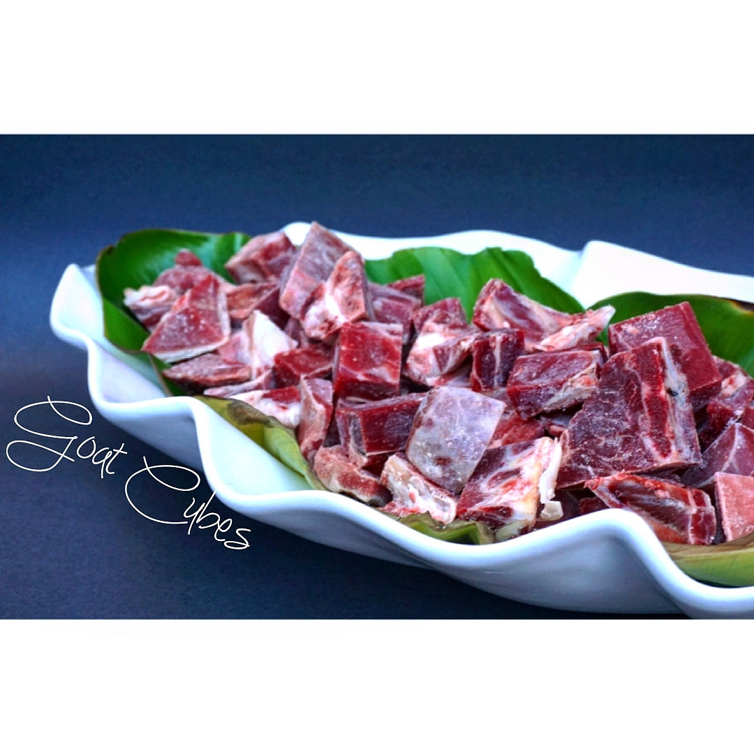 Goat Cubes (Bone-In, Free Range)