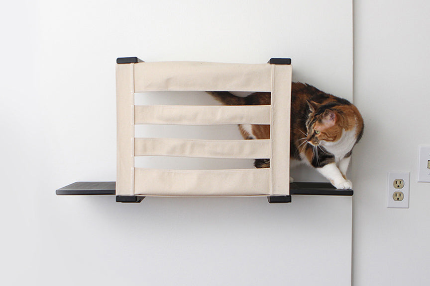 Cat Cubby for Wall - Covered Cat Bed