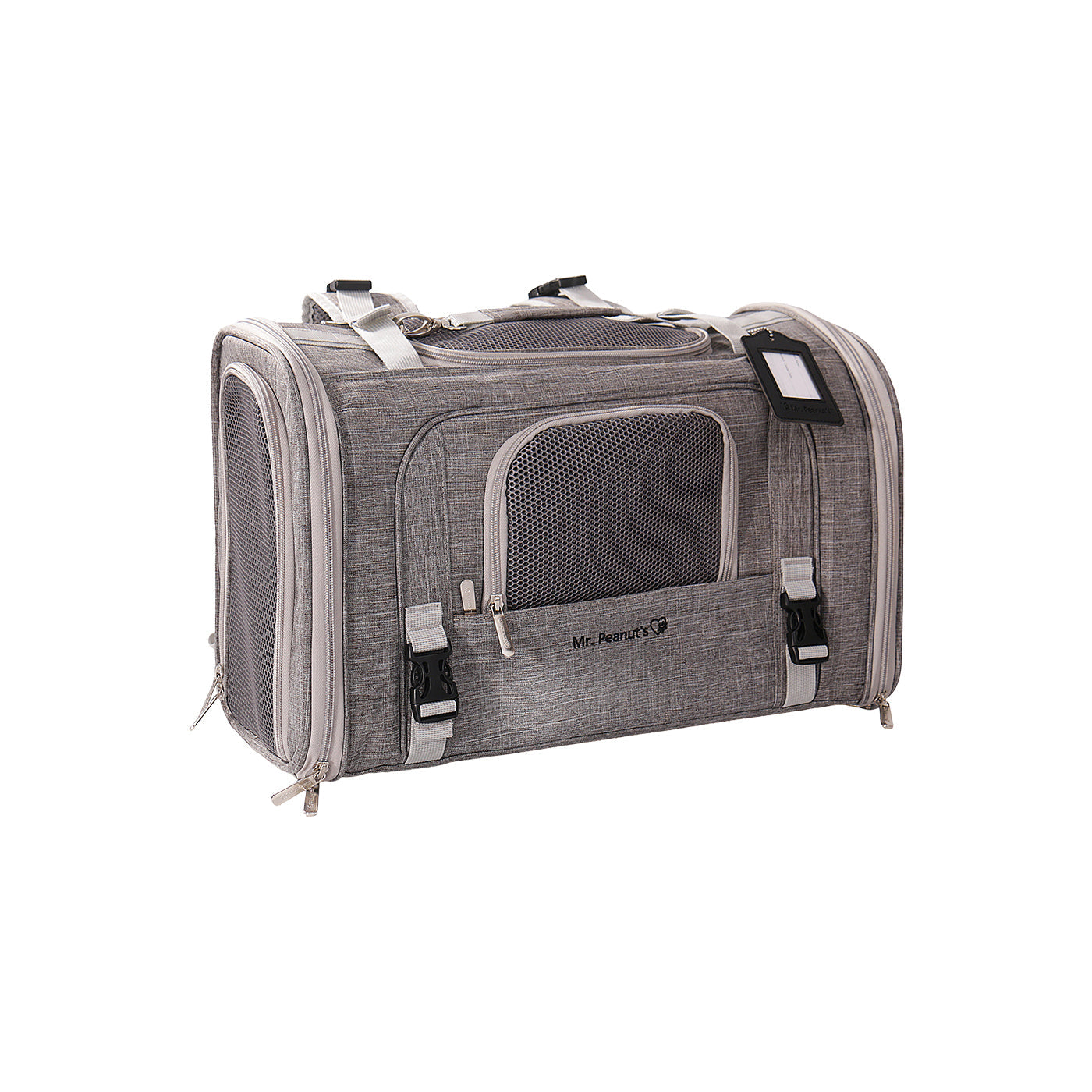 Mr. Peanut's Monterey Series Airline Compliant Horizontal Backpack Pet Carrier