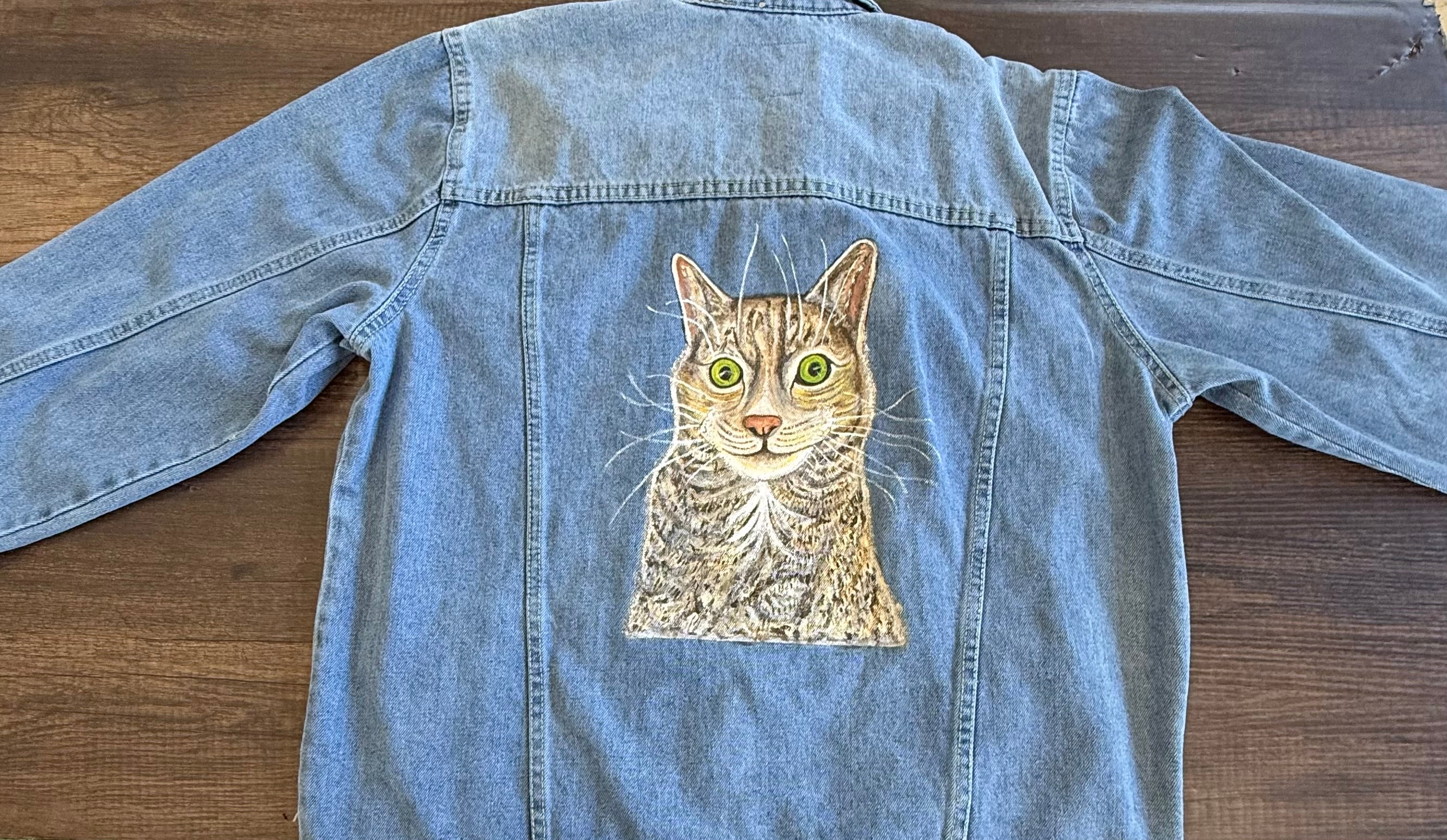 Pawcasso Custom Painted Denim & Leather Jackets